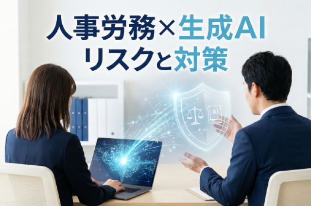 人事労務の生成AI活用に潜む「落とし穴」。社労士が解説する5つの法的リスクと実務対策